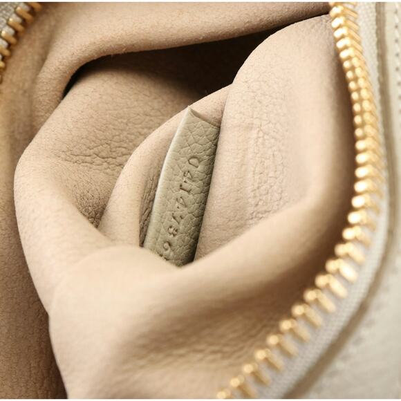 Chloé Dilan East-West Tote Bag in Pebbled Grey Leather - Picture 5 of 9